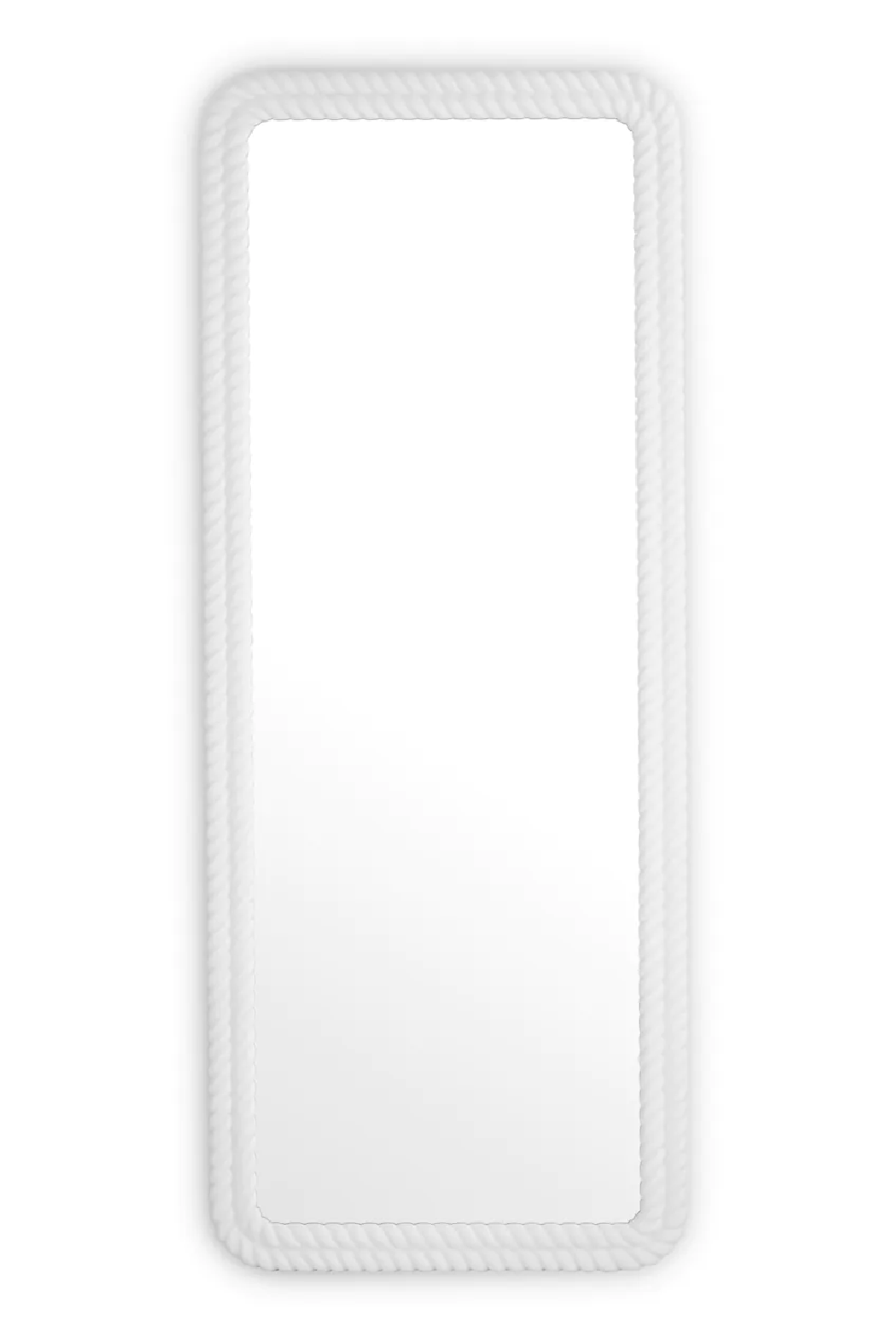 White Handcarved Mirror Viviana | Eichholtz Miami