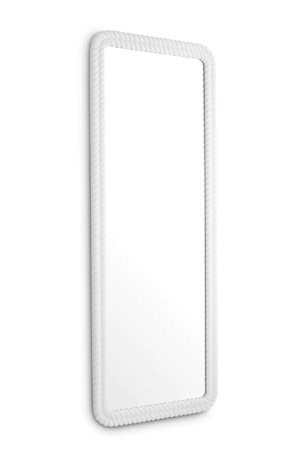 White Handcarved Mirror Viviana | Eichholtz Miami