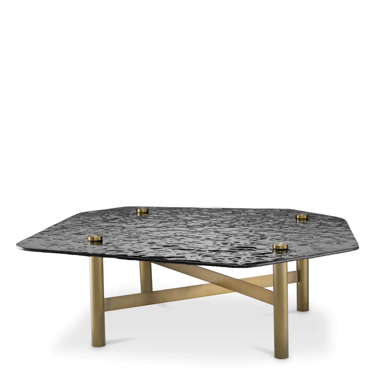 Black Glass Coffee Table Cortes | Eichholtz Miami