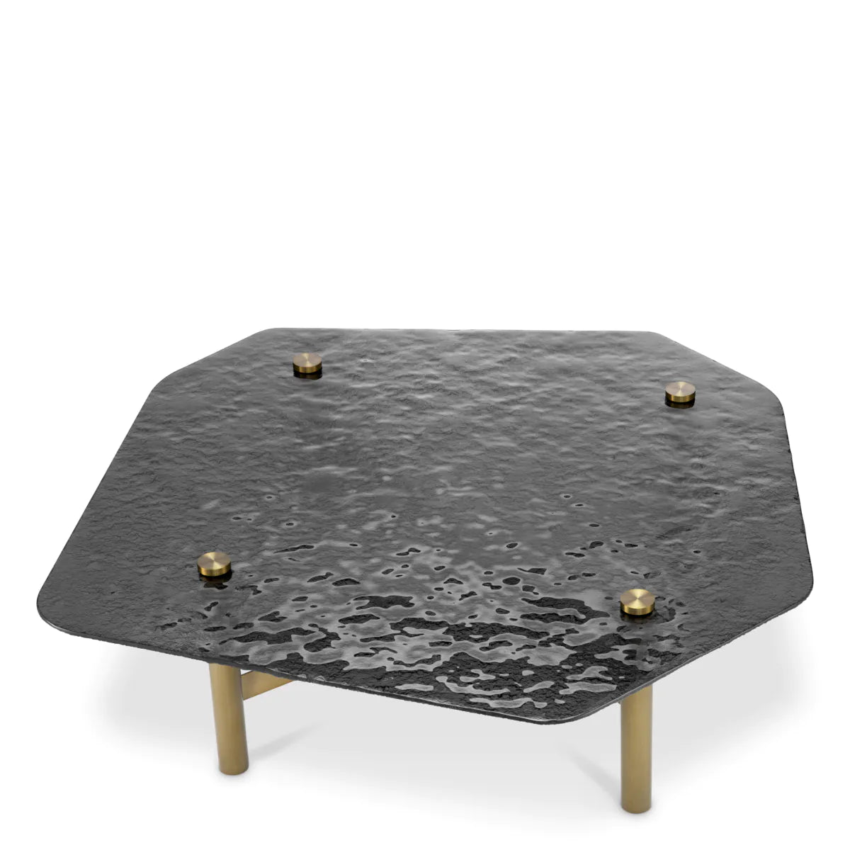 Black Glass Coffee Table Cortes | Eichholtz Miami