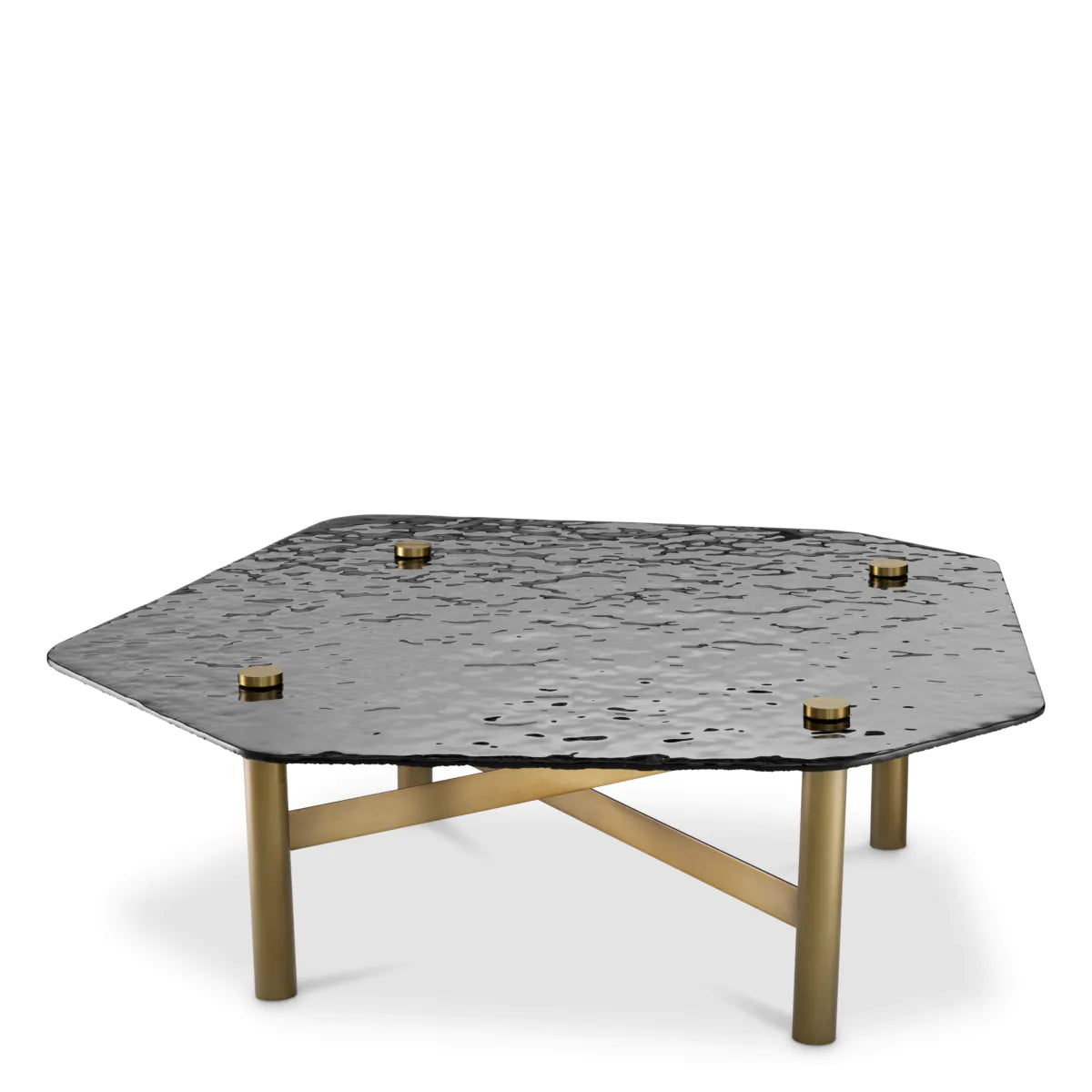 Black Glass Coffee Table Cortes | Eichholtz Miami