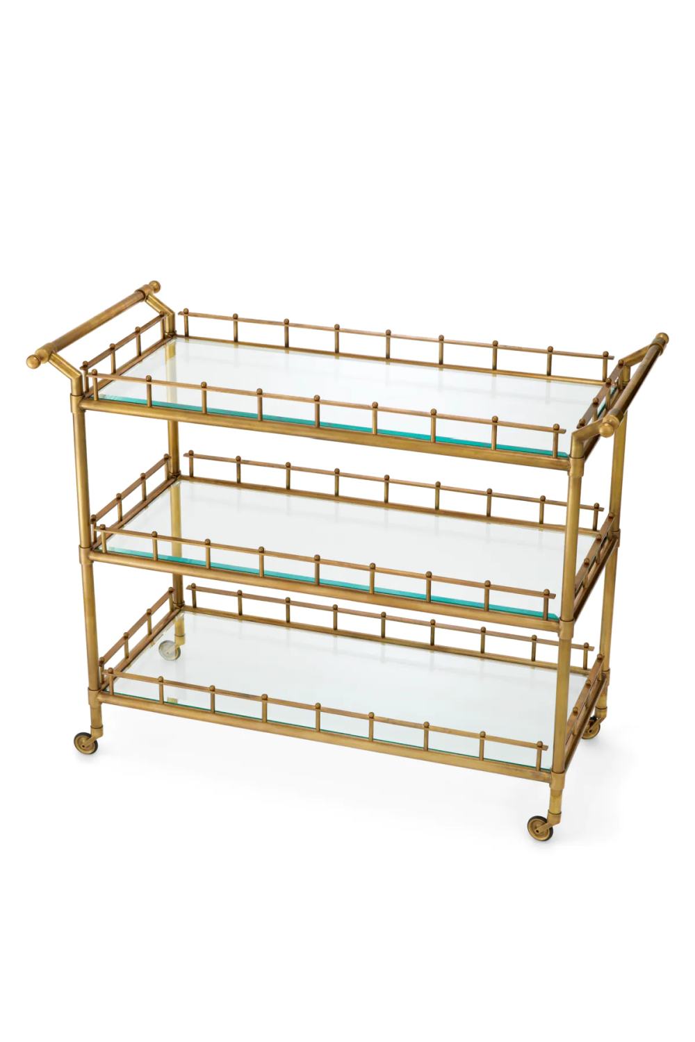 Vintage Brass Trolley Scarlett | Eichholtz Miami