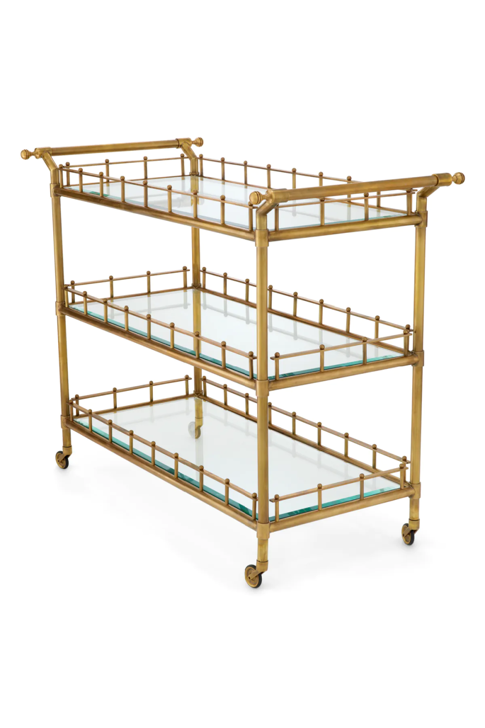 Vintage Brass Trolley Scarlett | Eichholtz Miami