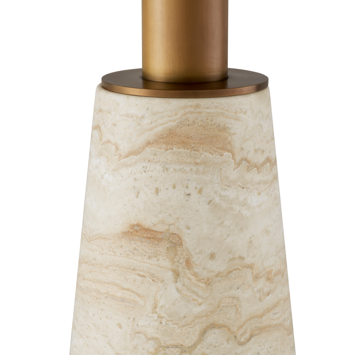 Travertine Dining Table Genova | Eichholtz Miami