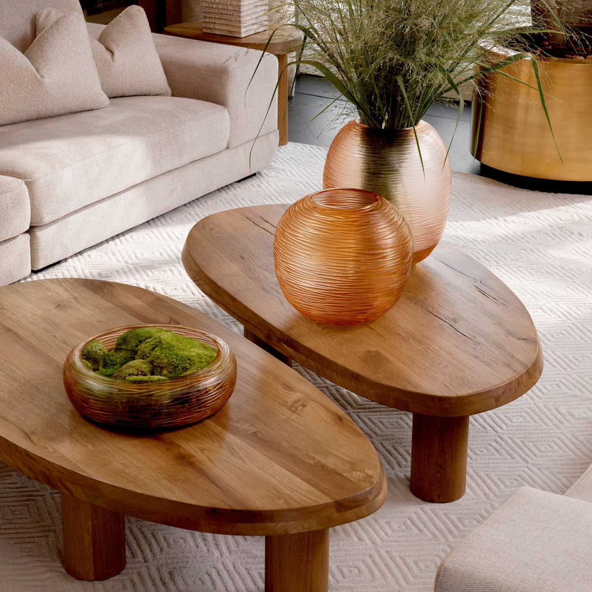 Reclaimed Oak Coffee Table Prelude | Eichholtz Miami