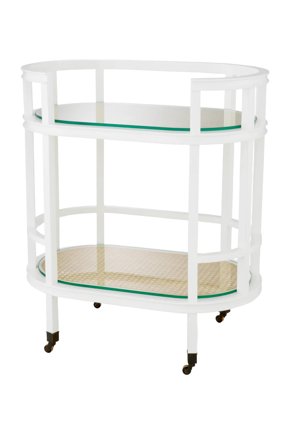 Natural Cane Oblong Trolley Bahamas | Eichholtz Miami