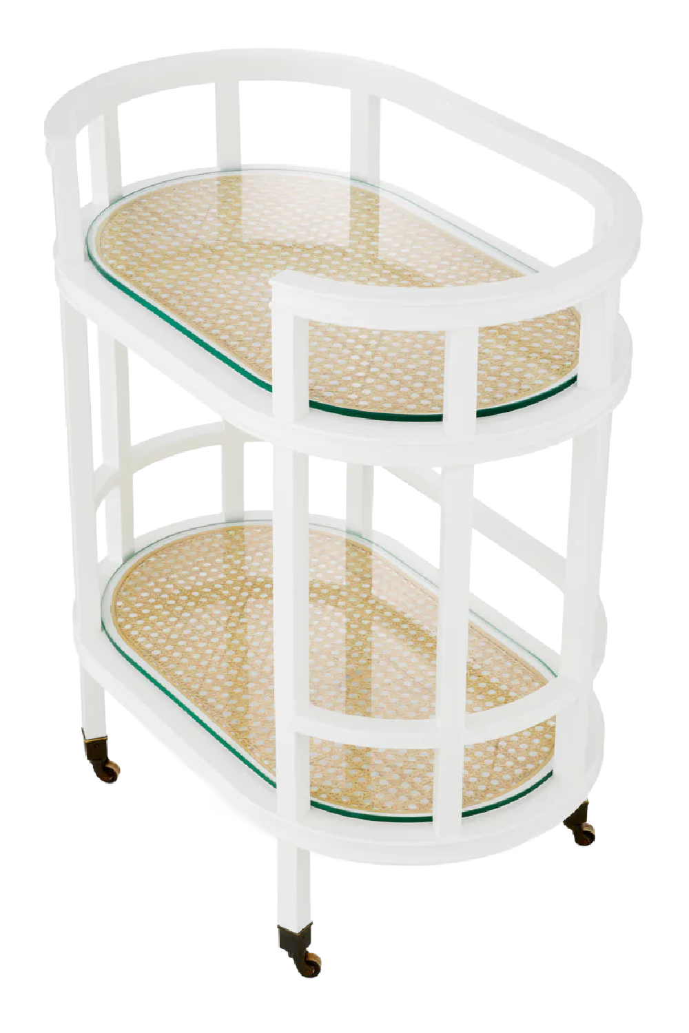 Natural Cane Oblong Trolley Bahamas | Eichholtz Miami