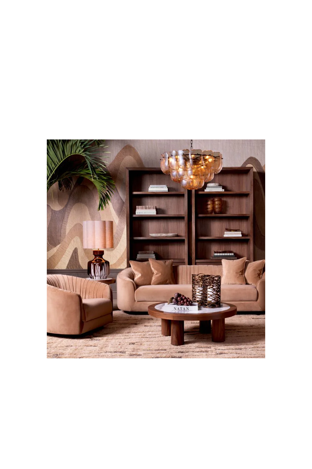 Brown Wool Carpet Coralie | Eichholtz Miami