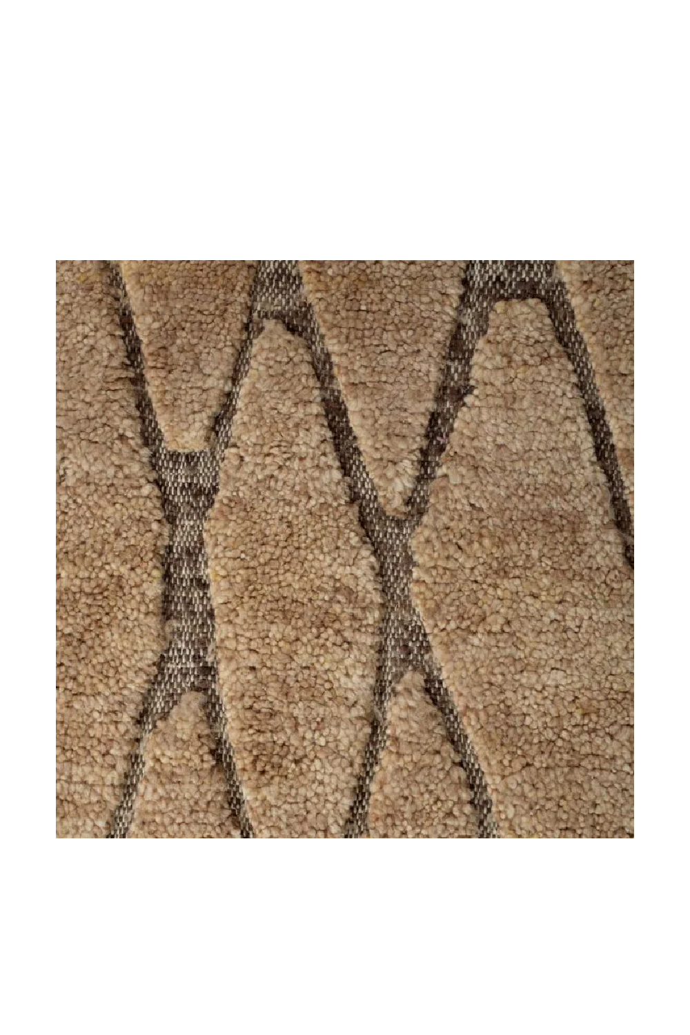 Brown Wool Carpet Coralie | Eichholtz Miami