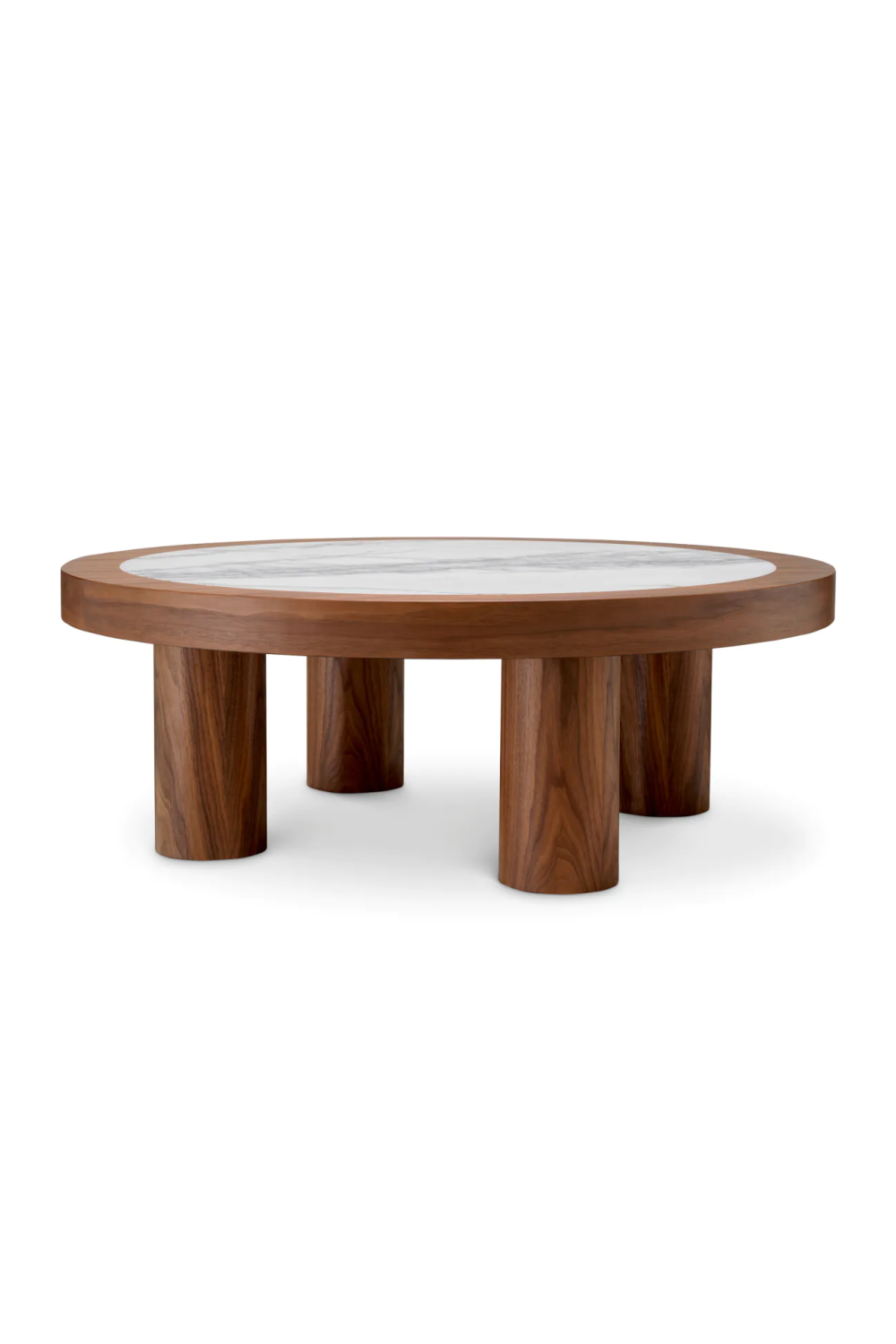 Oak Veneer Marble Coffee Table Presedio | Eichholtz Miami