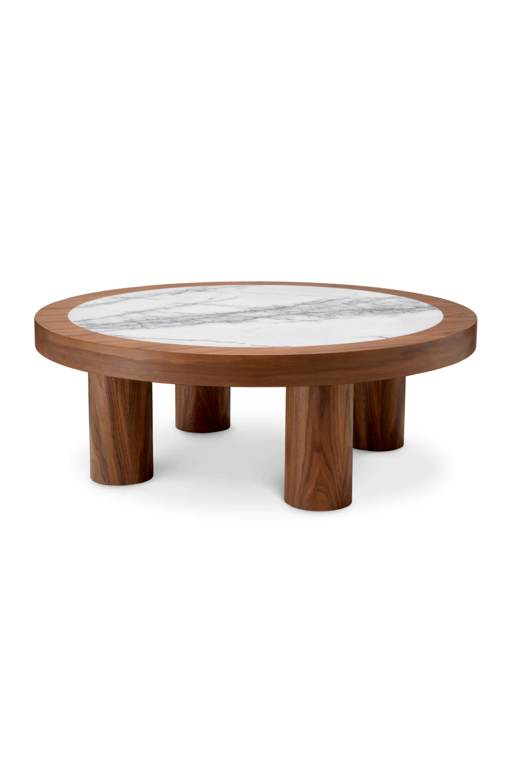 Oak Veneer Marble Coffee Table Presedio | Eichholtz Miami