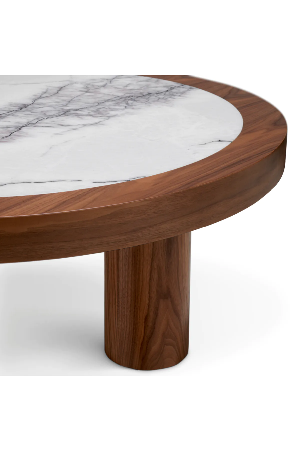 Oak Veneer Marble Coffee Table Presedio | Eichholtz Miami