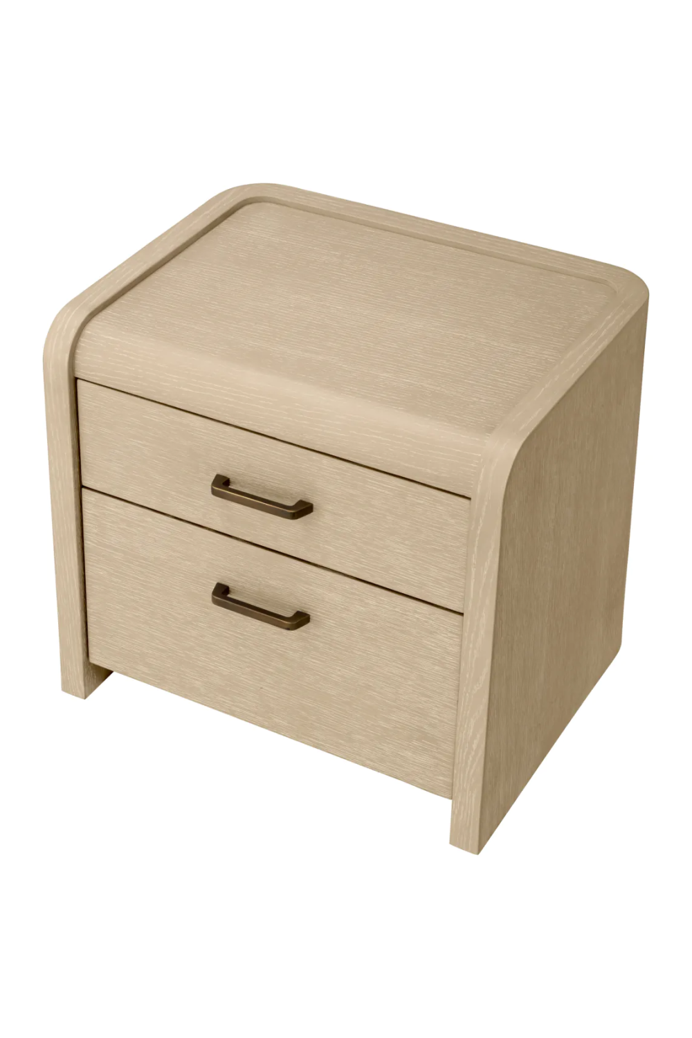 Oak 2-Drawer Nightstand Joane | Eichholtz Miami