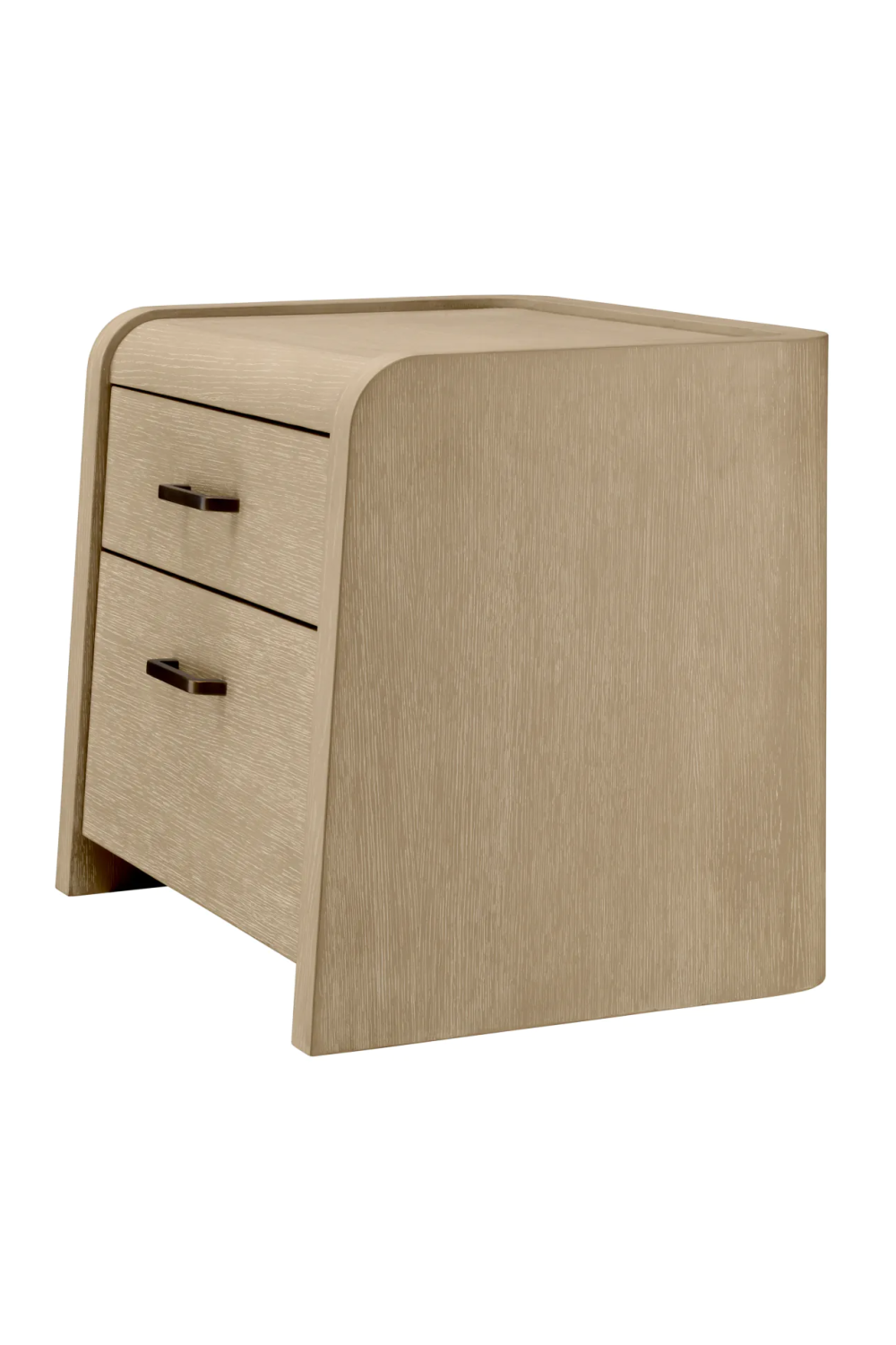 Oak 2-Drawer Nightstand Joane | Eichholtz Miami