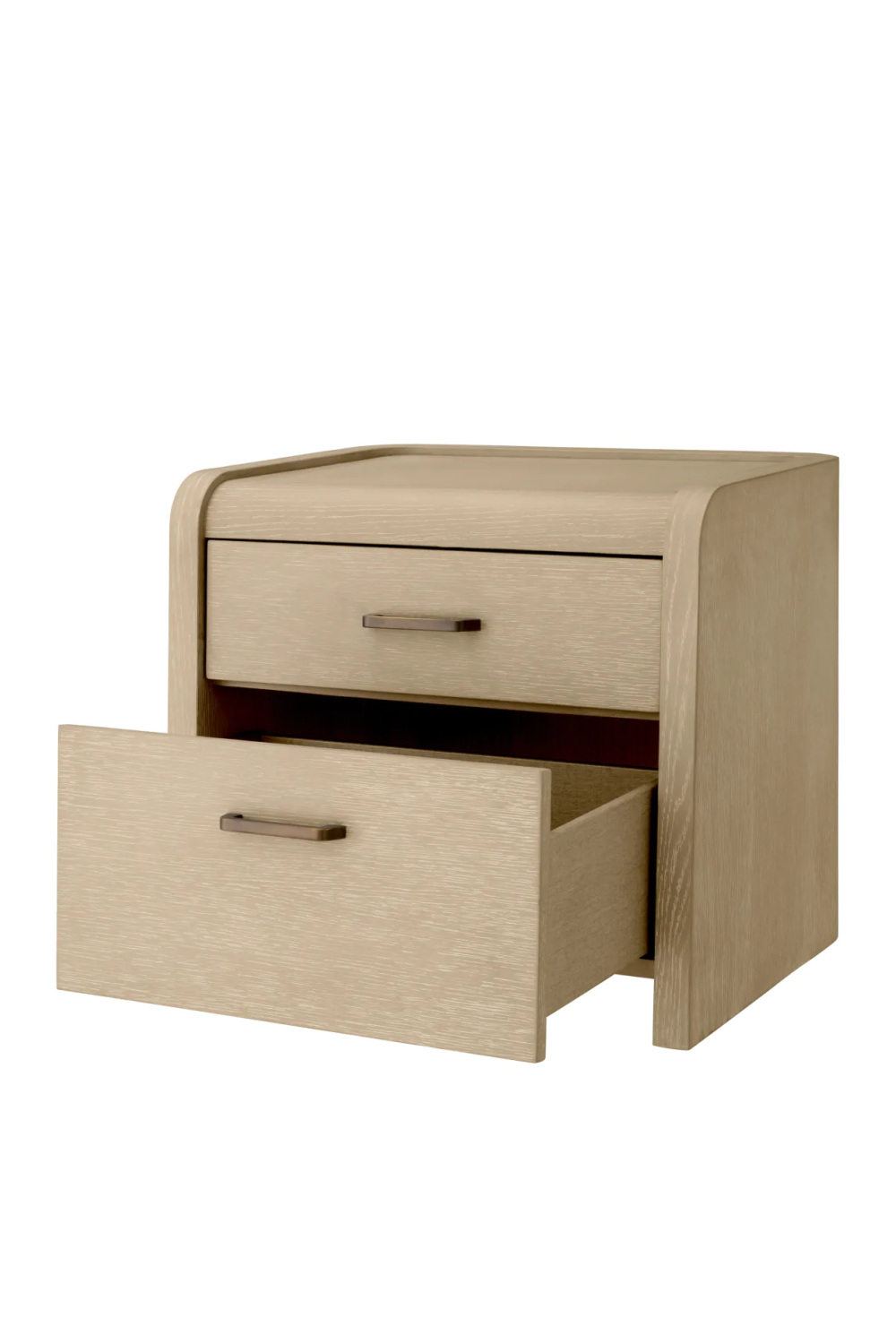 Oak 2-Drawer Nightstand Joane | Eichholtz Miami