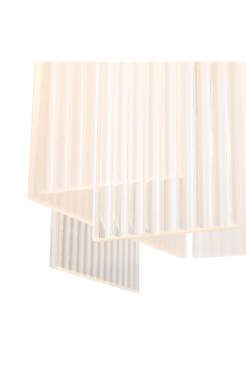 Frosted Glass Tiered Chandelier Giardano | Eichholtz Miami