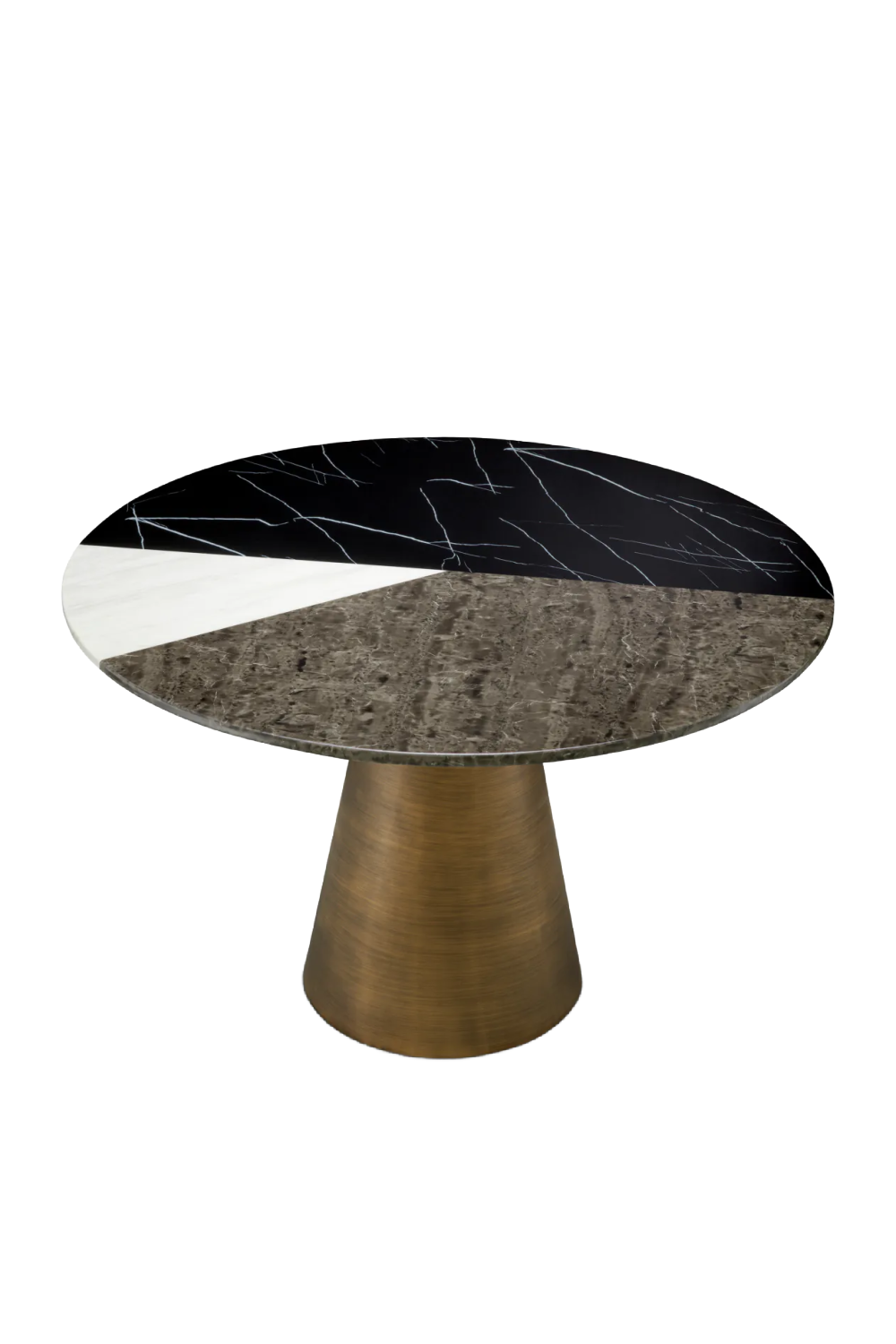 Copper Base Dining Table Tricolori | Eichholtz Miami
