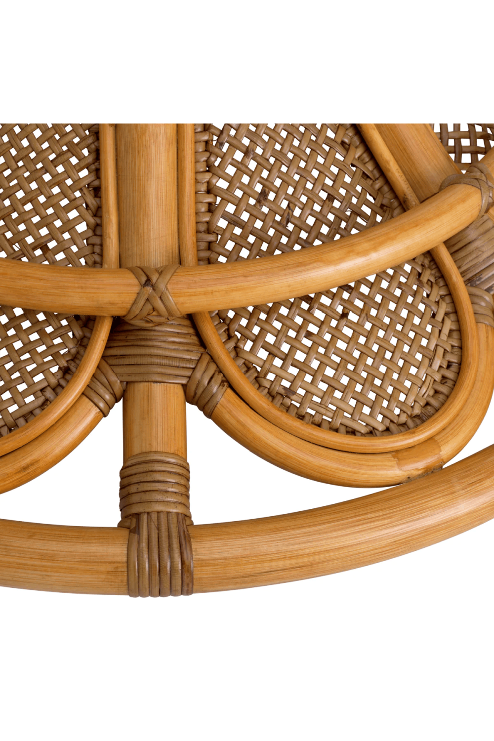 Natural Rattan Center Table Colony | Eichholtz Miami