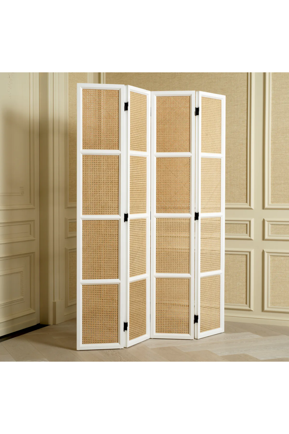 Natural Cane Folding Screen Bahamas | Eichholtz Miami