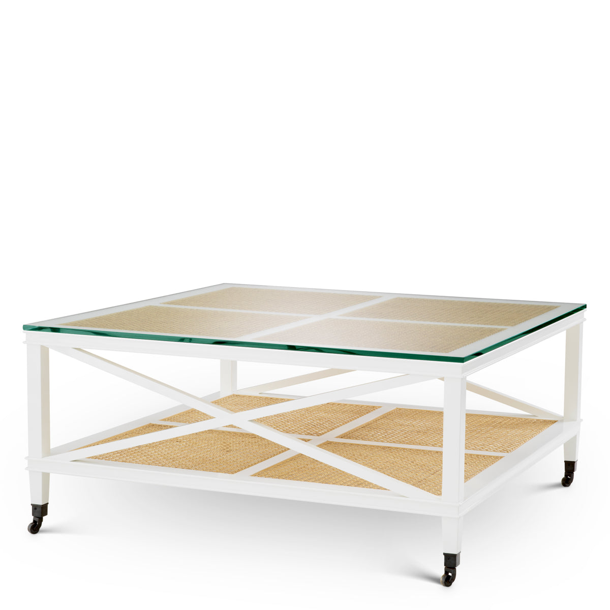 Natural Cane Coffee Table Bahamas | Eichholtz Miami