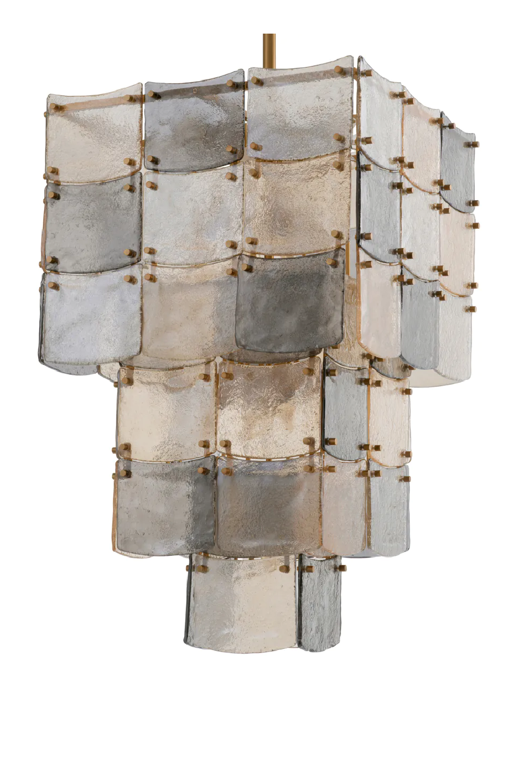 Glass Tiered Chandelier Laurent | Eichholtz Miami
