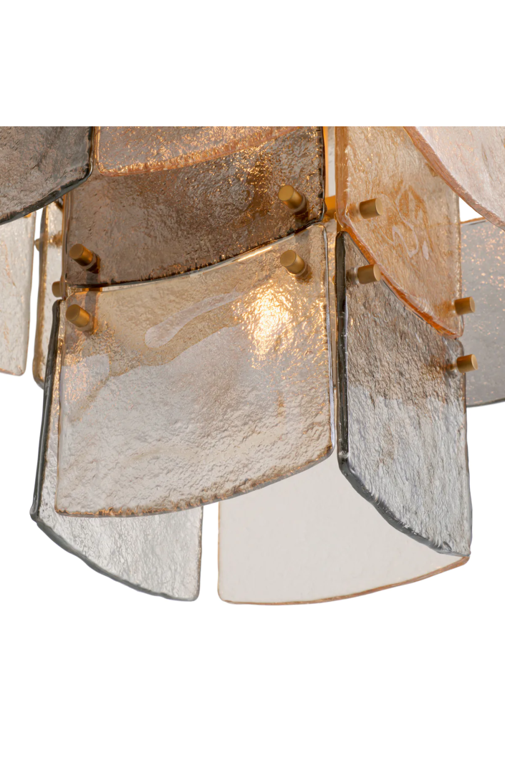 Glass Tiered Chandelier Laurent | Eichholtz Miami