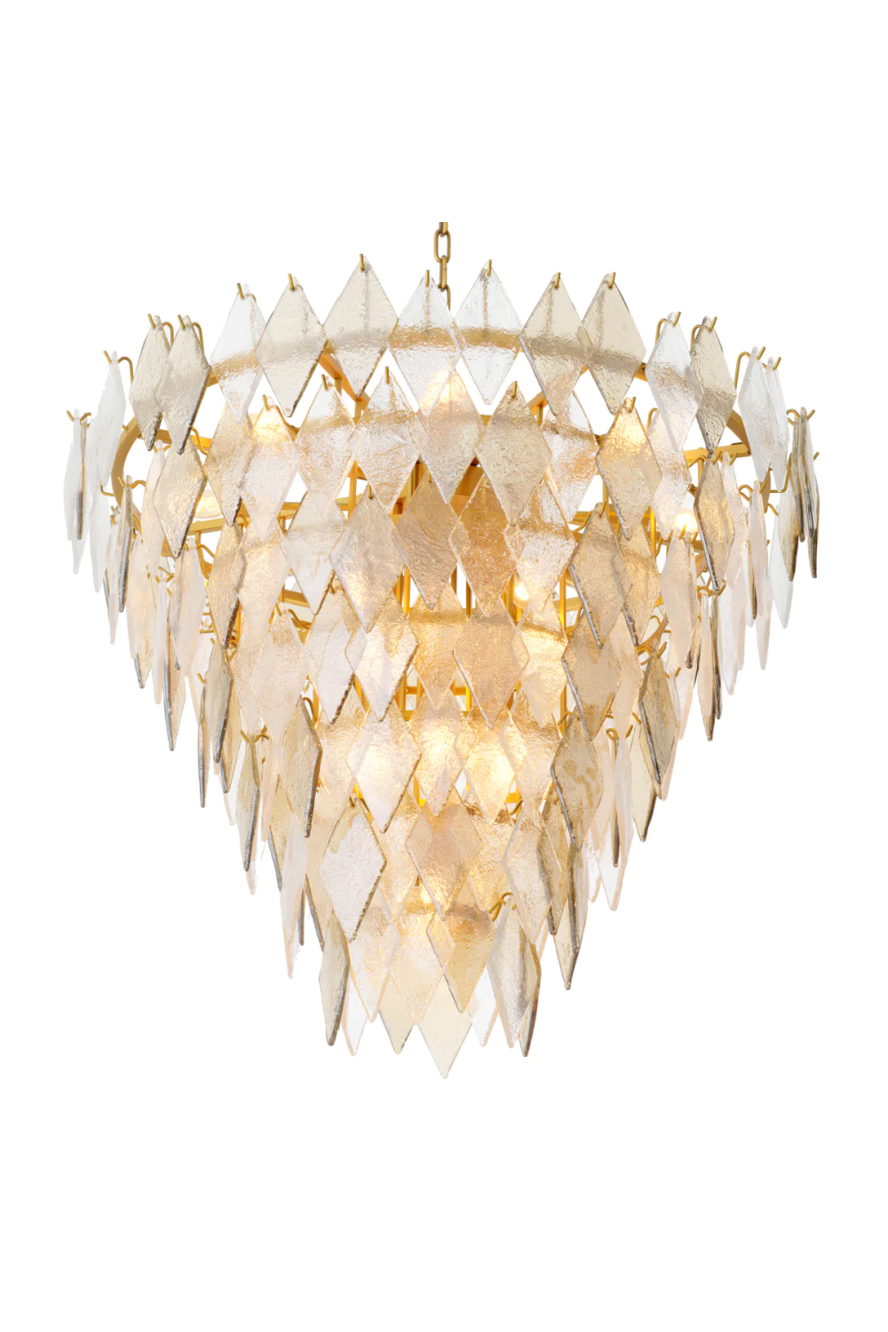 Geometric Glass Chandelier Rhombus | Eichholtz Miami