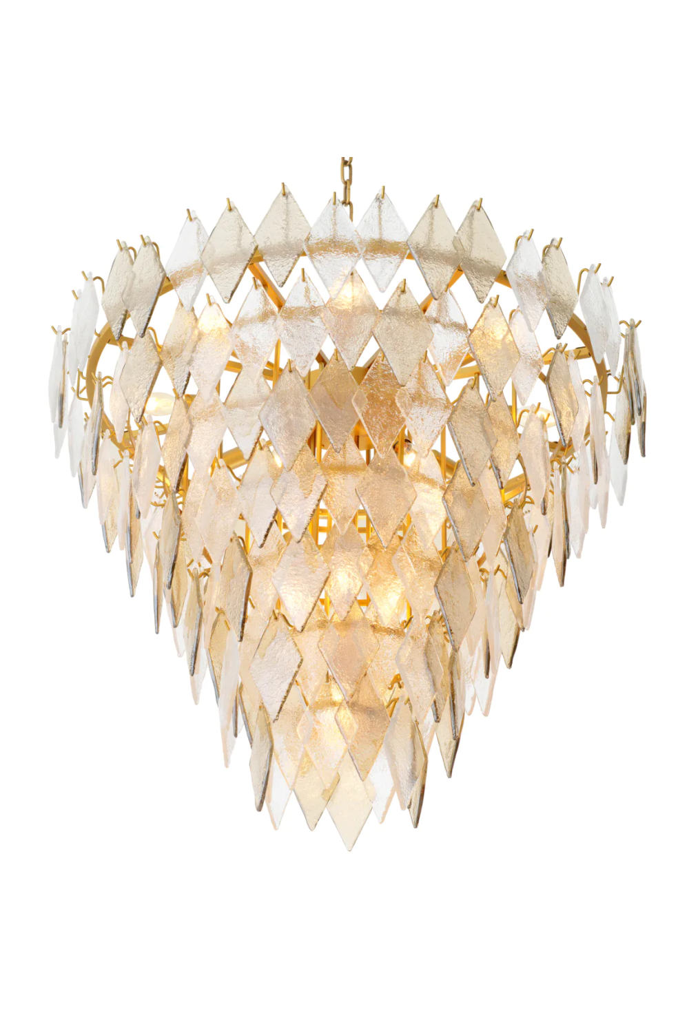Geometric Glass Chandelier Rhombus | Eichholtz Miami