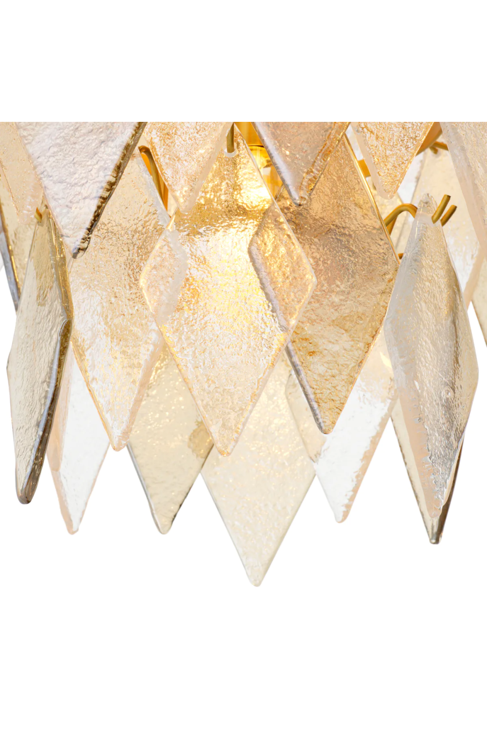 Geometric Glass Chandelier Rhombus | Eichholtz Miami