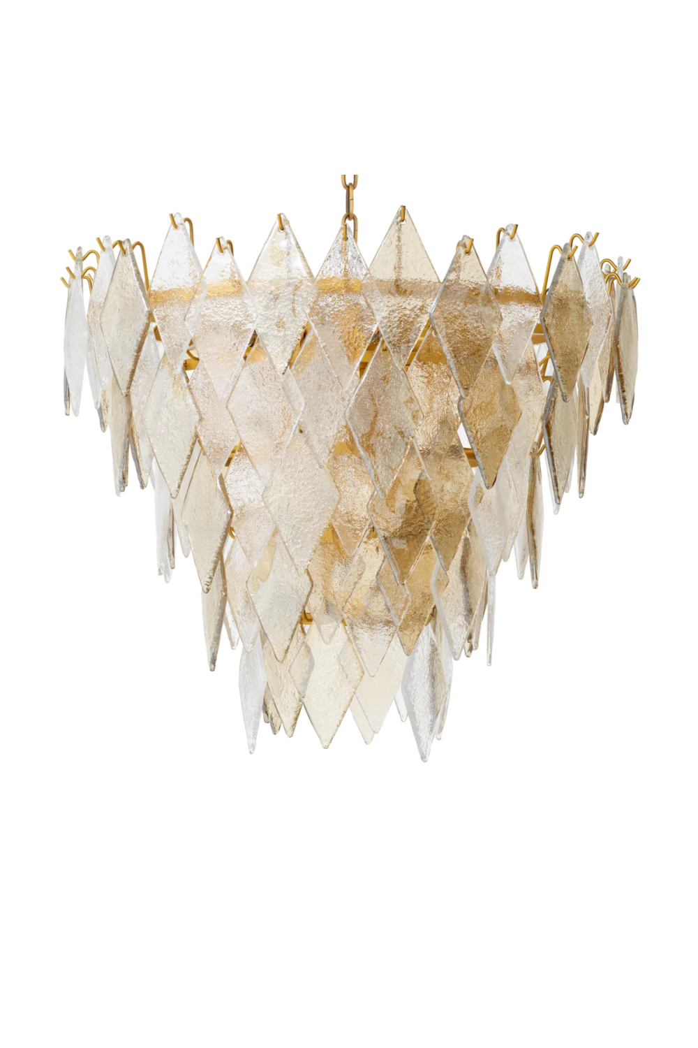 Geometric Glass Chandelier Rhombus | Eichholtz Miami