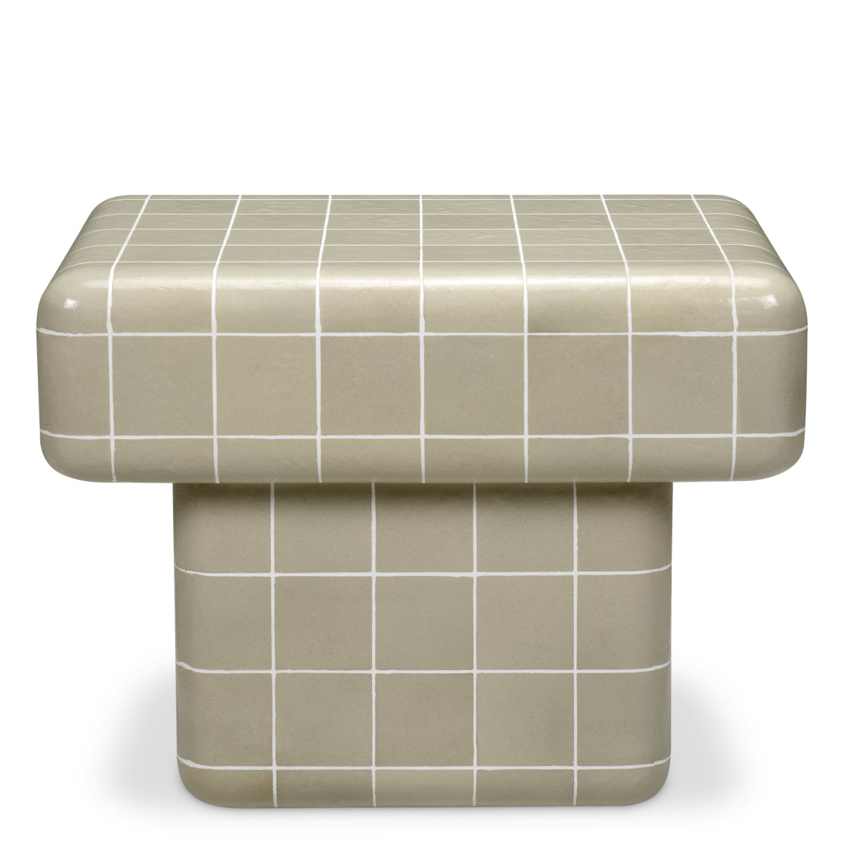 Gray Outdoor Side Table Mateo  | Eichholtz Miami