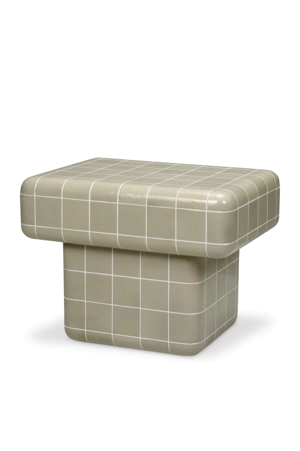 Gray Outdoor Side Table Mateo  | Eichholtz Miami