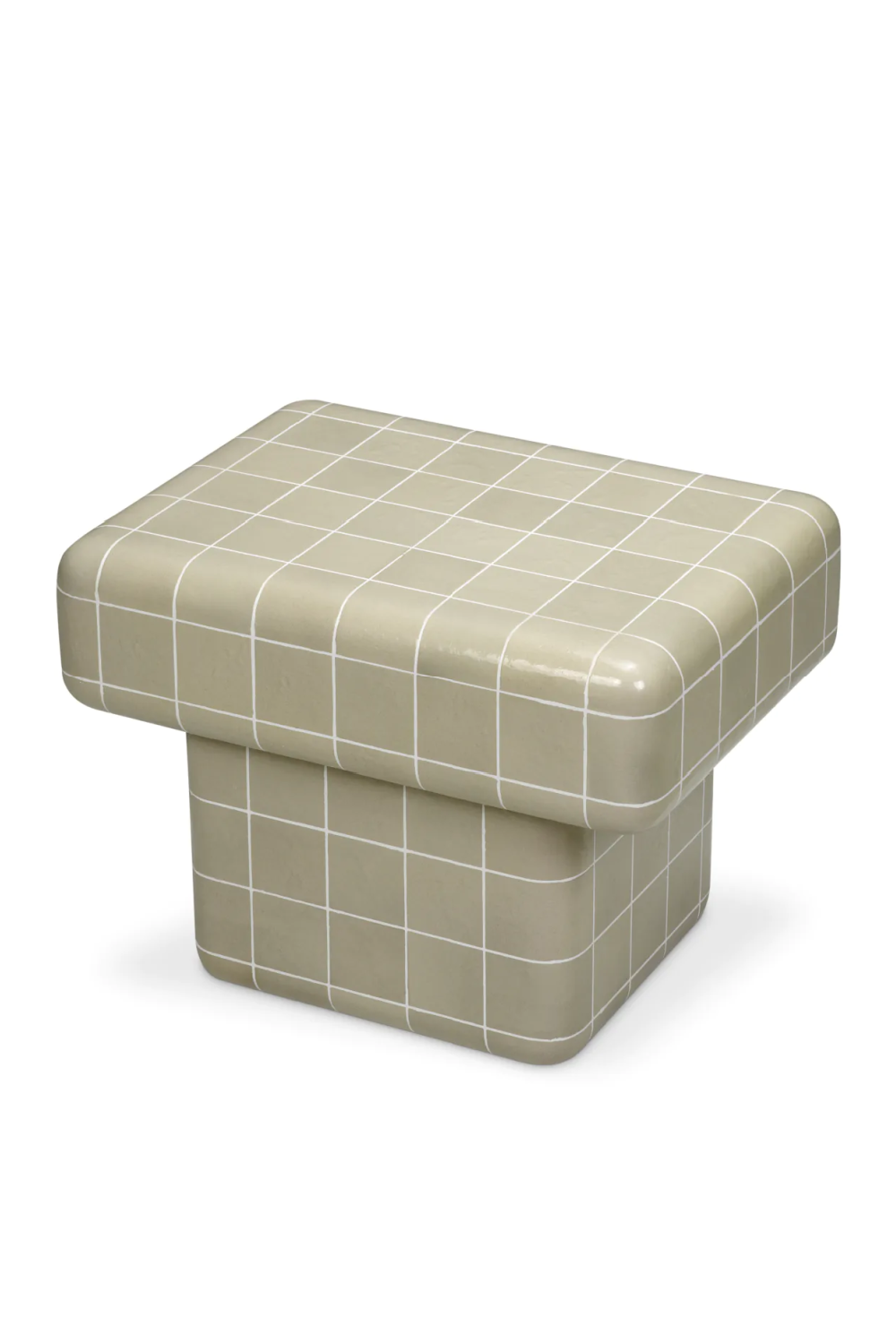 Gray Outdoor Side Table Mateo  | Eichholtz Miami