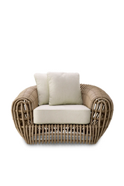 Cushioned Outdoor Lounge Chair Siderno | Eichholtz Miami