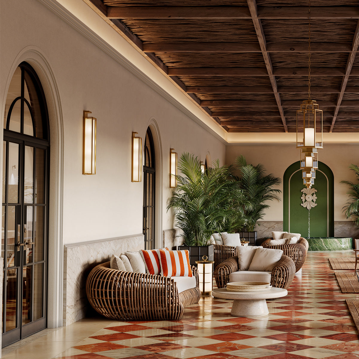 Cushioned Outdoor Lounge Chair Siderno | Eichholtz Miami