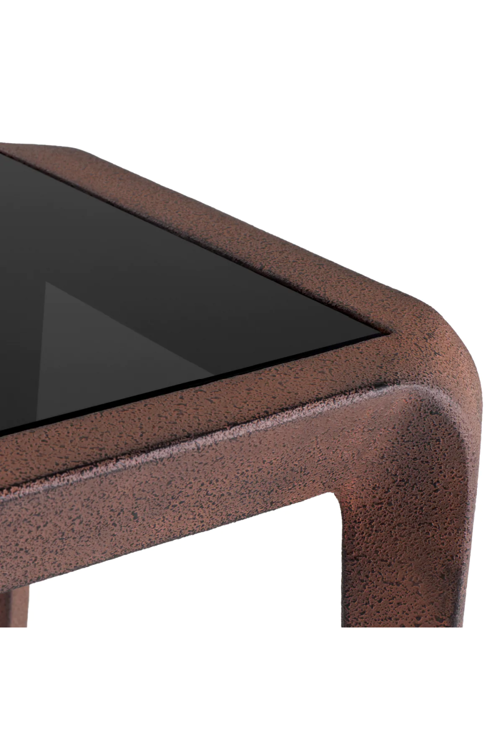 Oxidized Aluminum Side Table Quentin | Eichholtz Miami