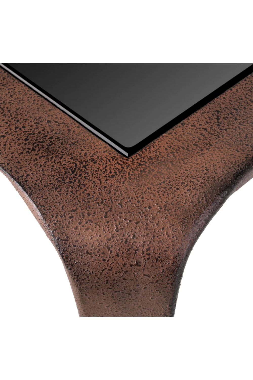 Oxidized Aluminum Coffee Table Quentin | Eichholtz Miami