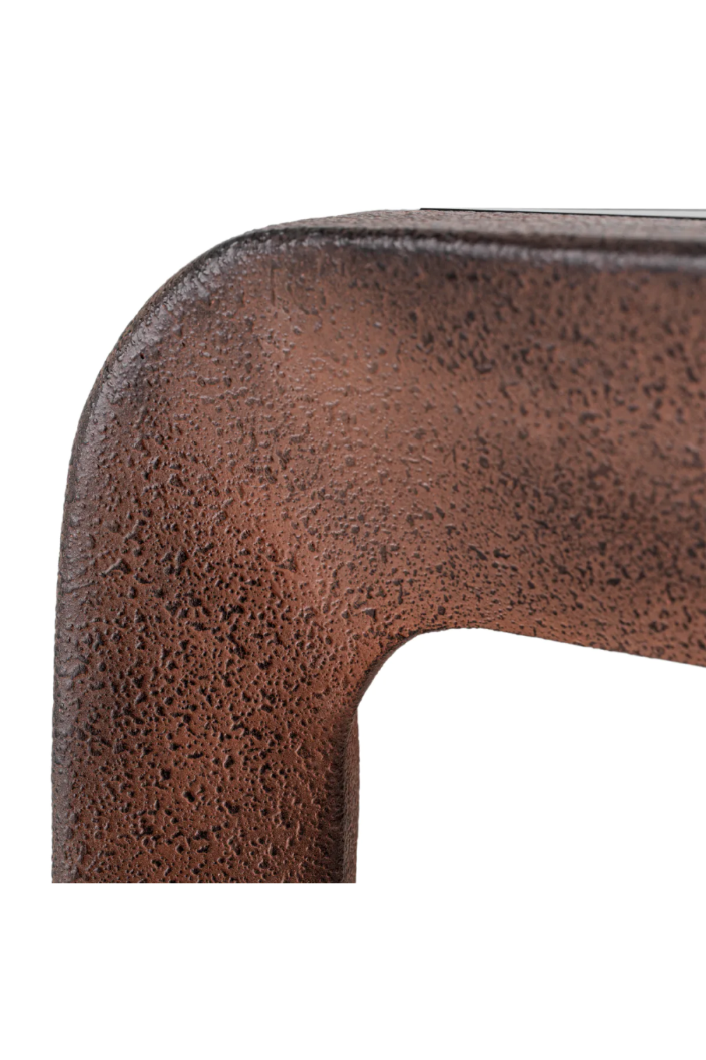 Oxidized Aluminum Console Table Quentin | Eichholtz Miami