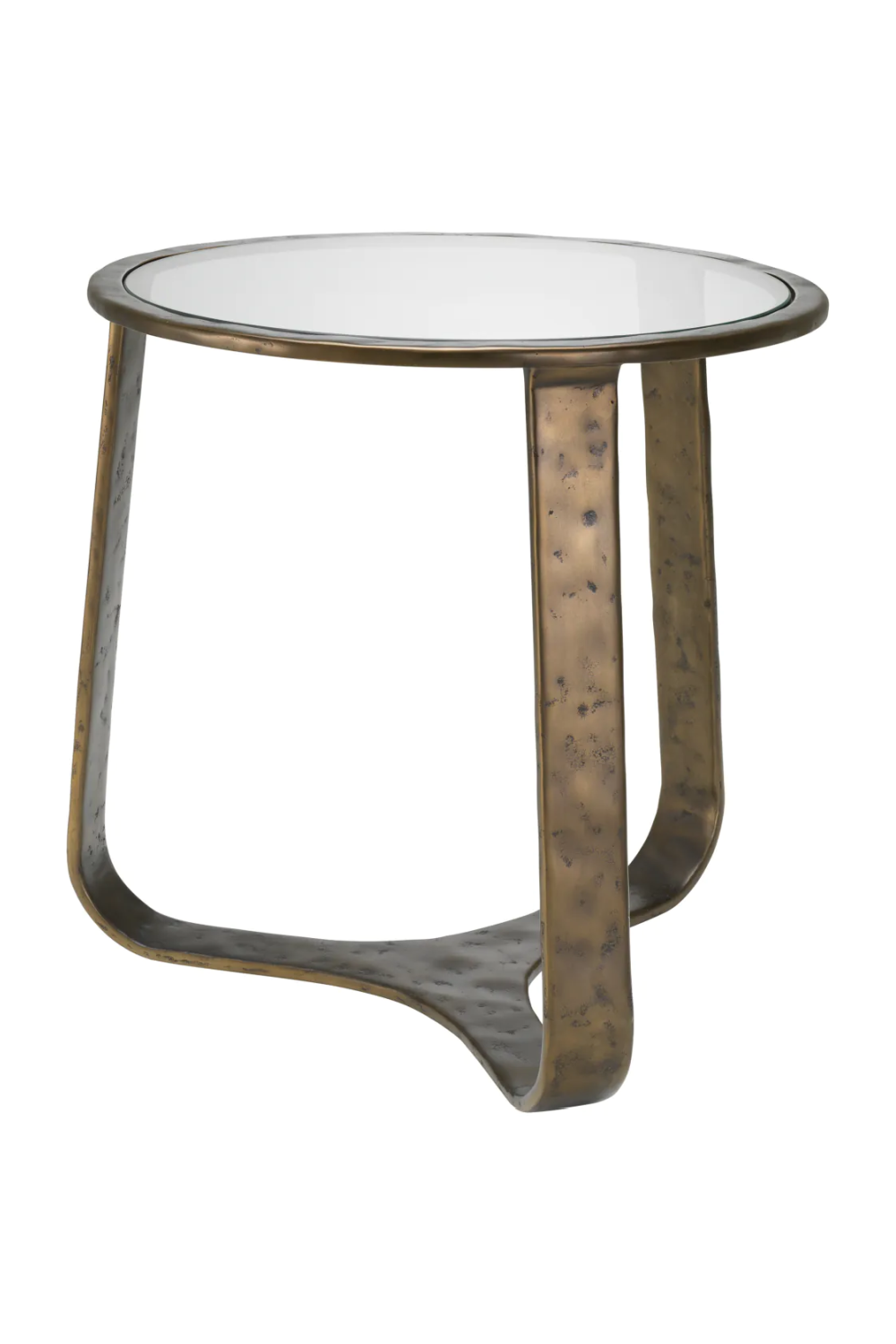Bronze Round Side Table Cambronne | Eichholtz Miami