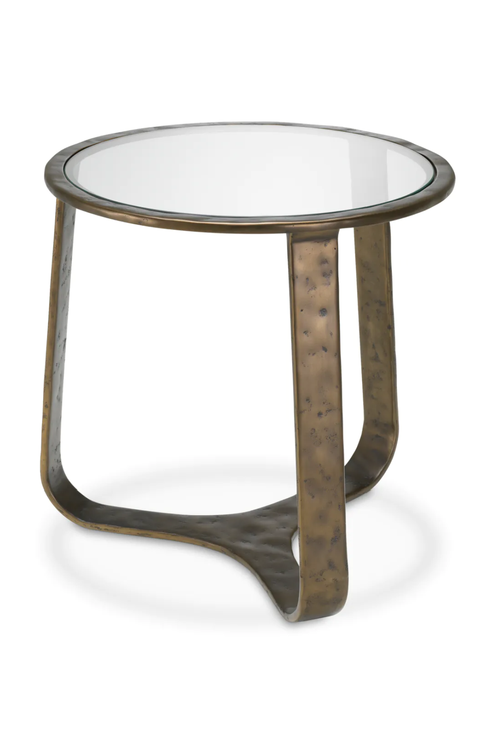 Bronze Round Side Table Cambronne | Eichholtz Miami