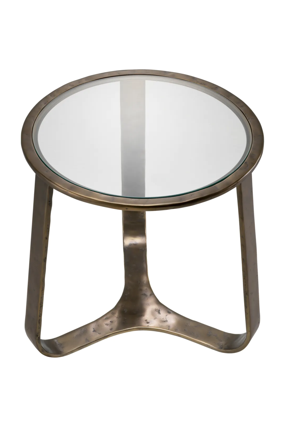 Bronze Round Side Table Cambronne | Eichholtz Miami