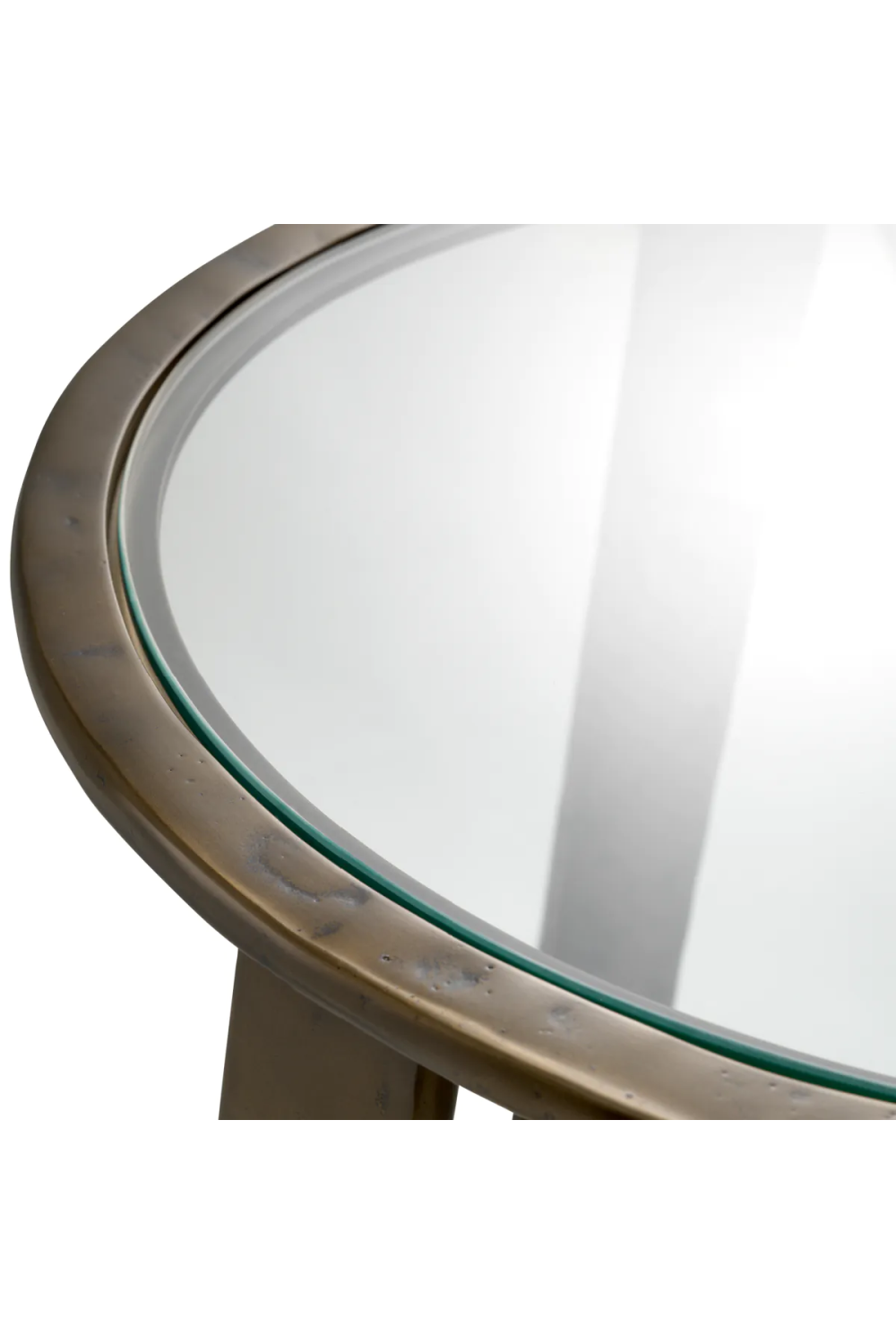 Bronze Round Side Table Cambronne | Eichholtz Miami