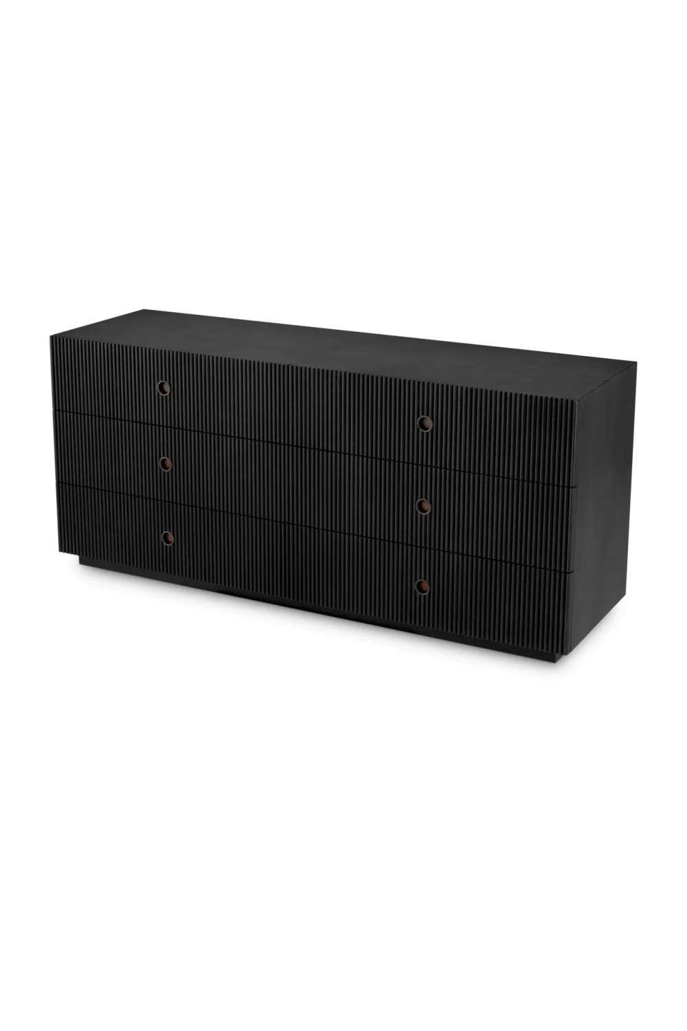 Ribbed Wood Drawer Chest Dimitrios | Eichholtz Miami