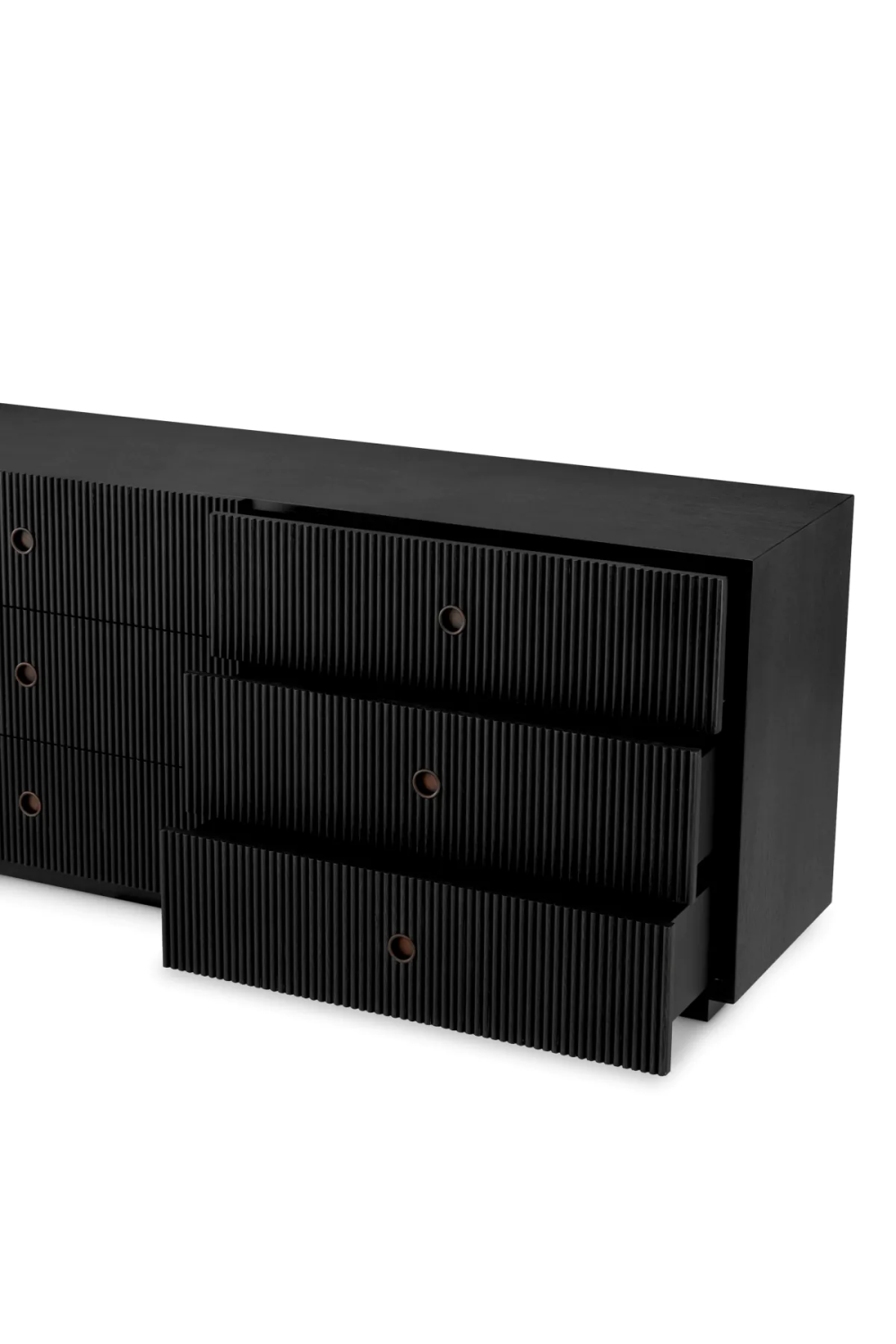 Ribbed Wood Drawer Chest Dimitrios | Eichholtz Miami