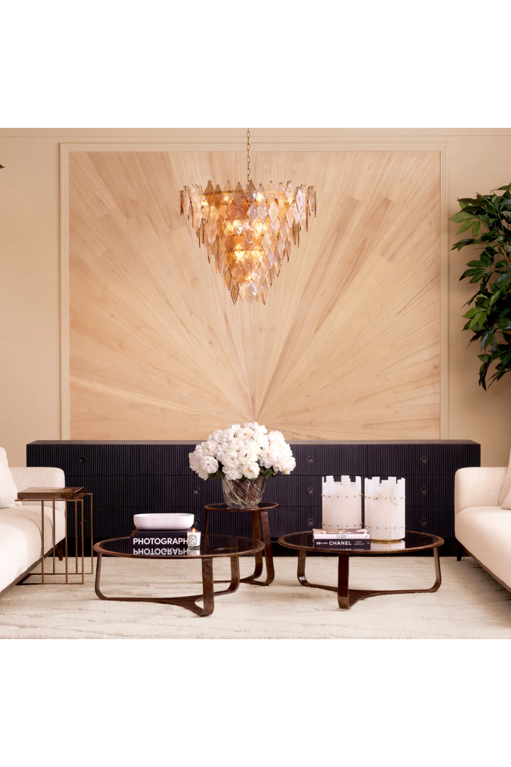 Ribbed Wood Drawer Chest Dimitrios | Eichholtz Miami