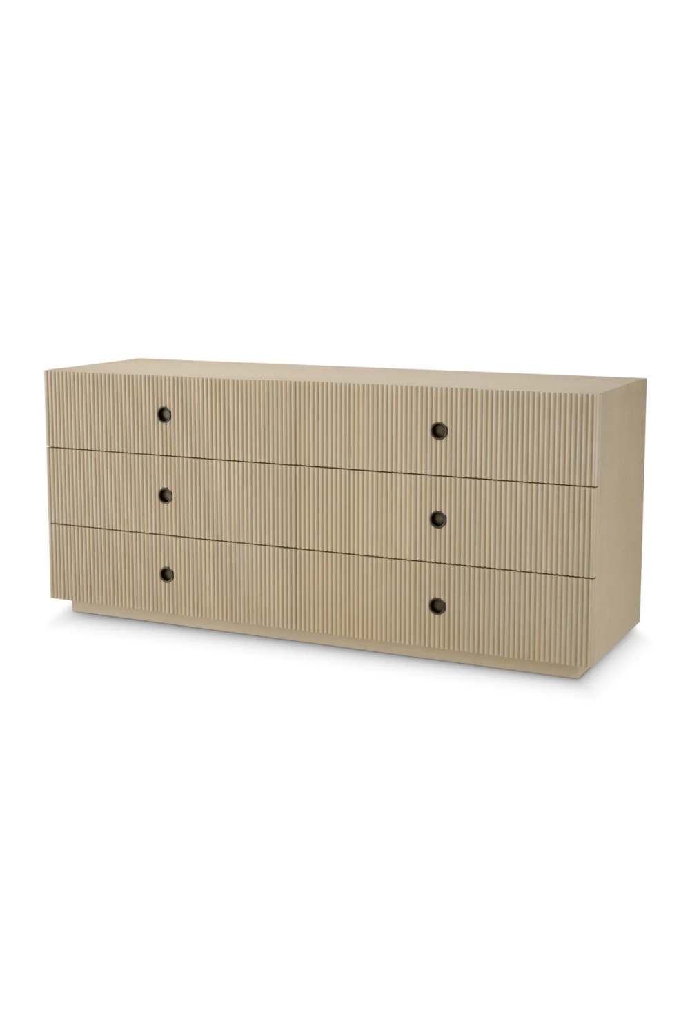 Ribbed Wood Drawer Chest Dimitrios | Eichholtz Miami