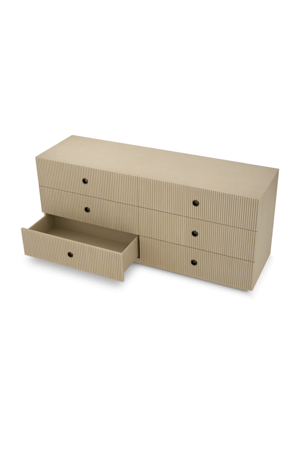 Ribbed Wood Drawer Chest Dimitrios | Eichholtz Miami