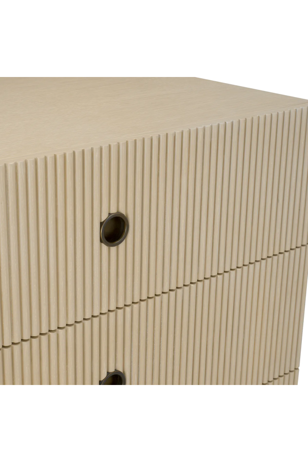 Ribbed Wood Drawer Chest Dimitrios | Eichholtz Miami