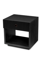 Ribbed Wood Nightstand Dimitrios | Eichholtz Miami