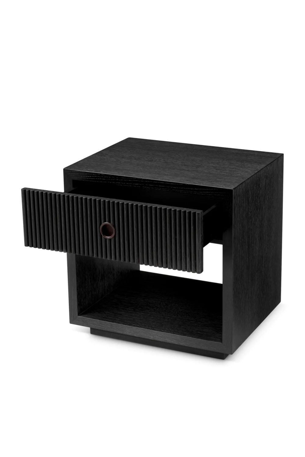 Ribbed Wood Nightstand Dimitrios | Eichholtz Miami